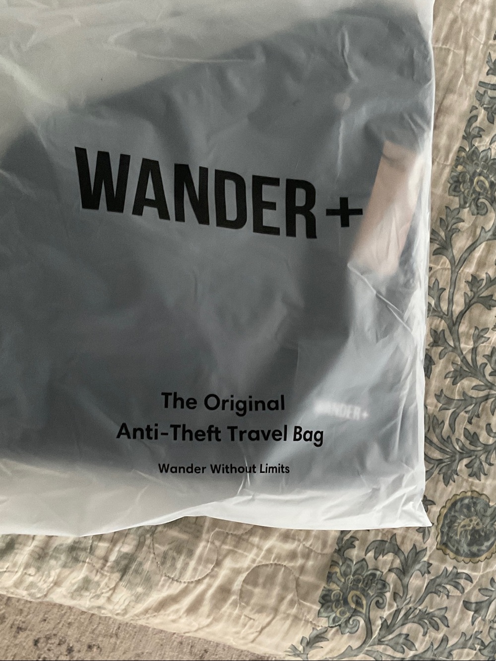 Wander Black Anti-Theft Travel Bag (Black)